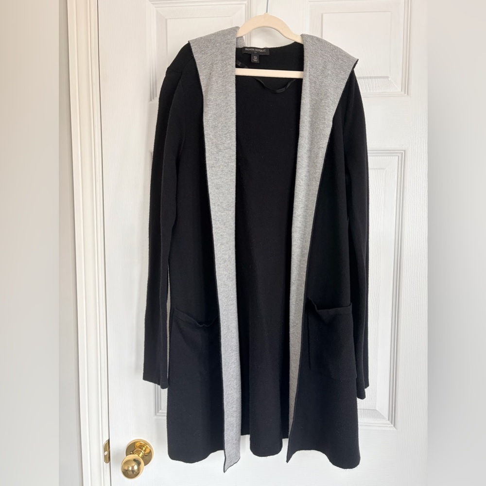 Banana Republic Hooded Open Cardigan